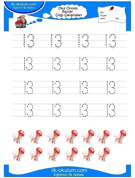 Çocuklar İçin Çizgi Çalışma Sayfaları 